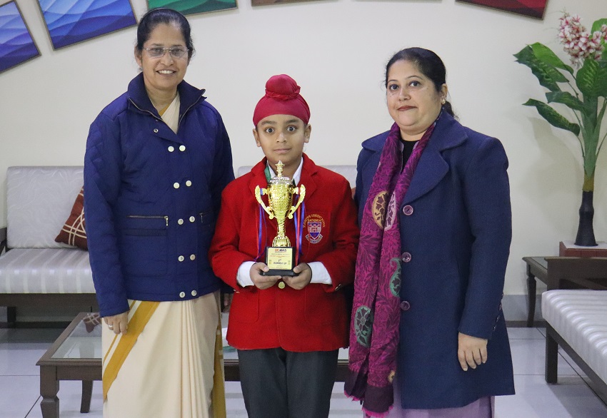 3RD RUNNER-UP POSITION IN ABACUS AND MENTAL ARITHMETIC DISTRICT LEVEL COMPETITION